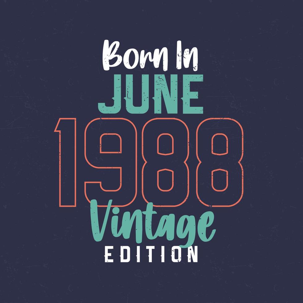 Junie 6月号　1988 Made in June 1988. Birthday celebration for those born in