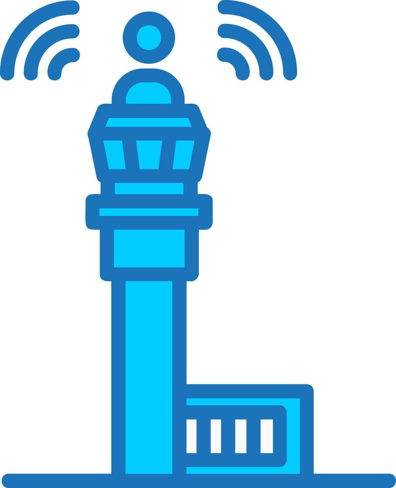 Control Tower Vector Icon