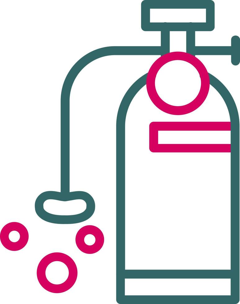 Oxygen Cylinder Vector Icon