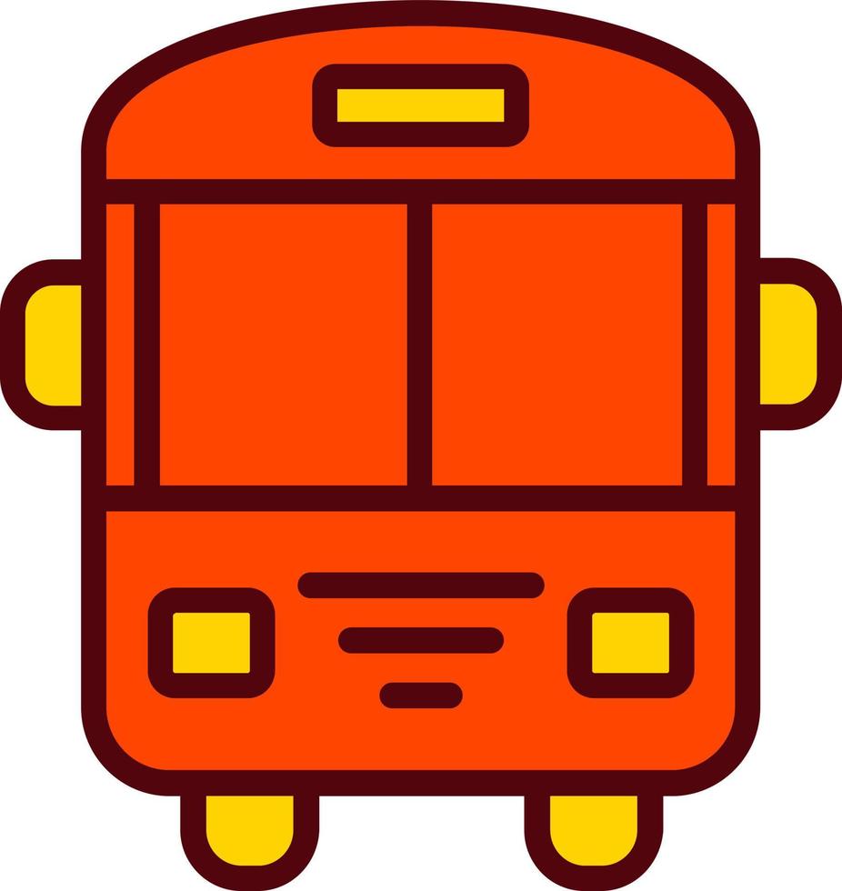 icono de vector de bus