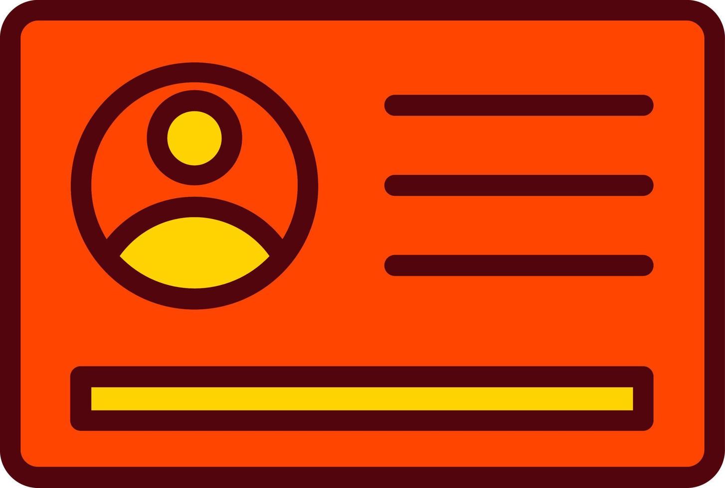 Identification Vector Icon