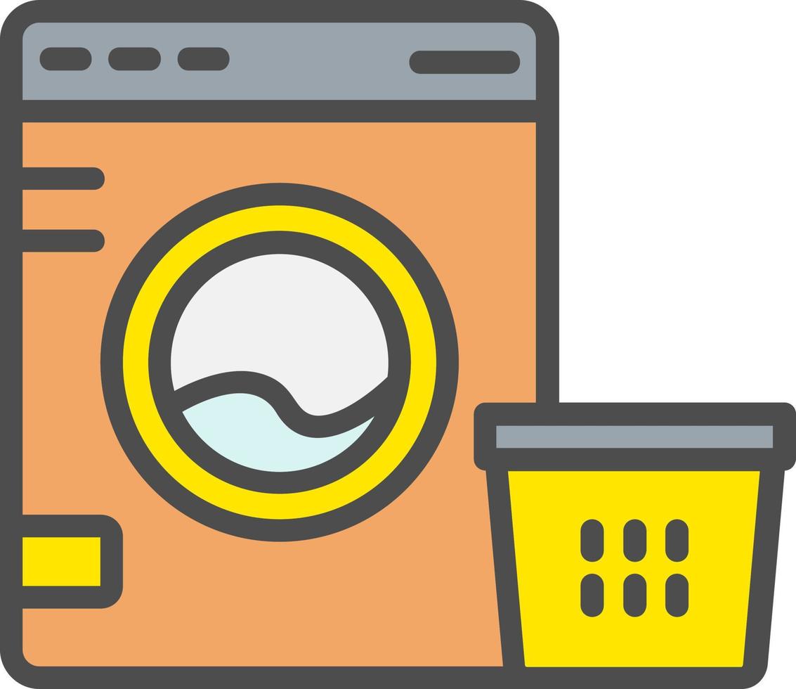 Washing Machine Vector Icon