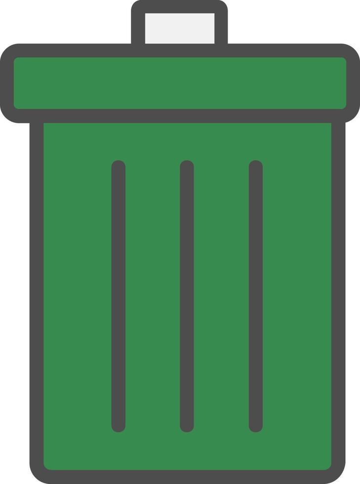 Trash Bin Vector Icon