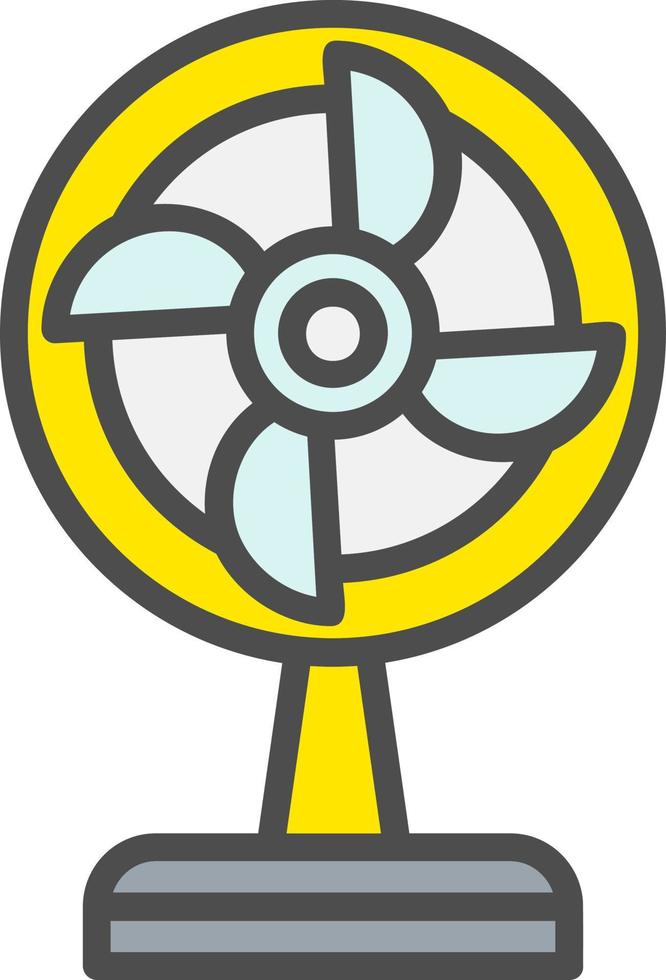 icono de vector de ventilador