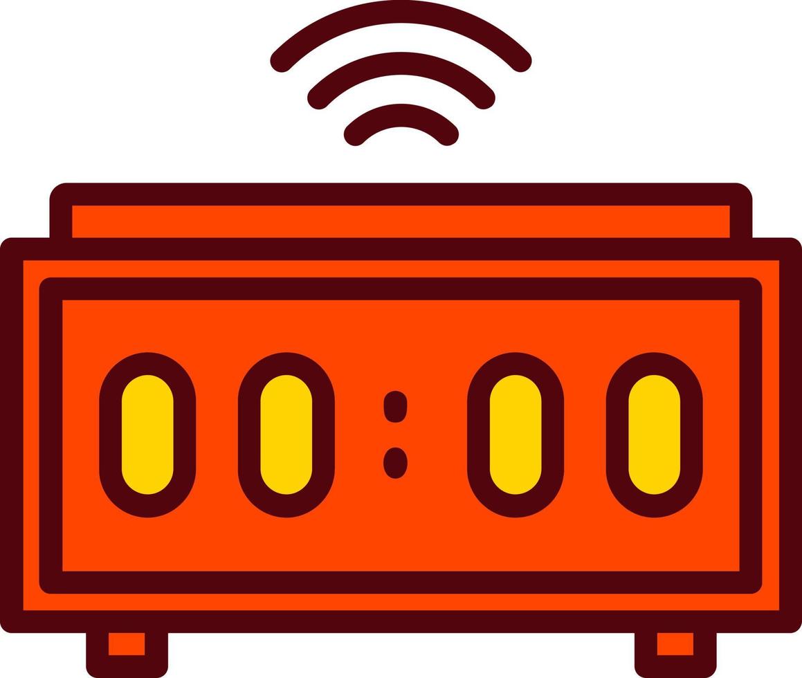 Digital Clock Vector Icon