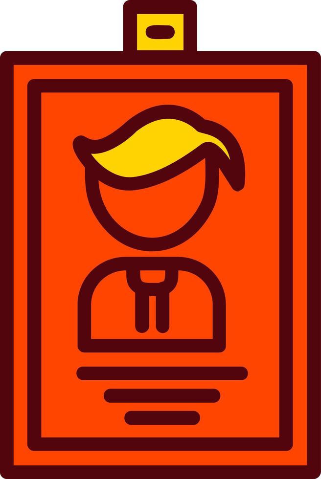 Identification Card Vector Icon
