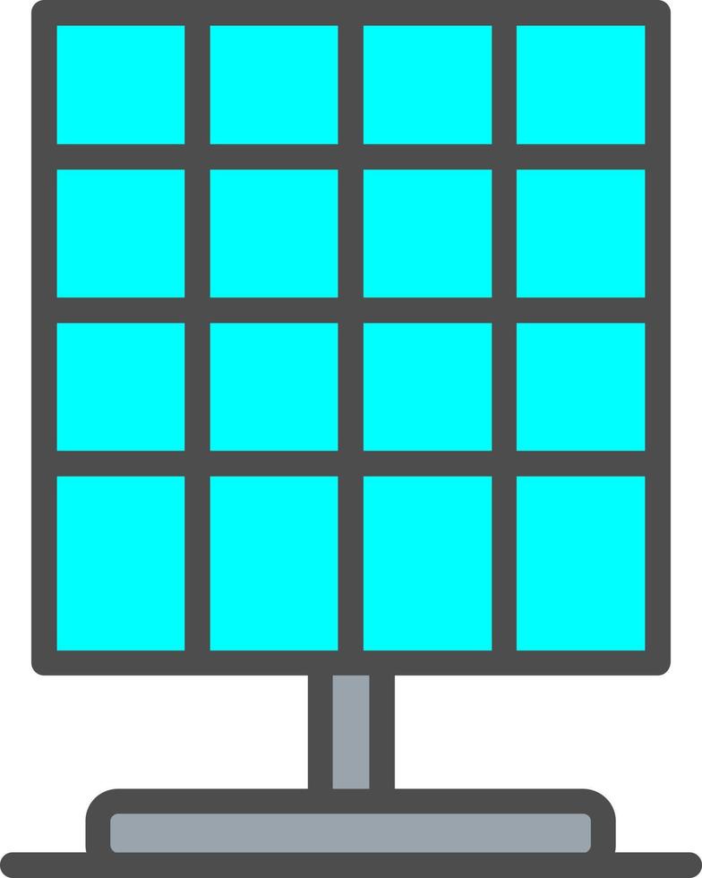 Solar Panel Vector Icon
