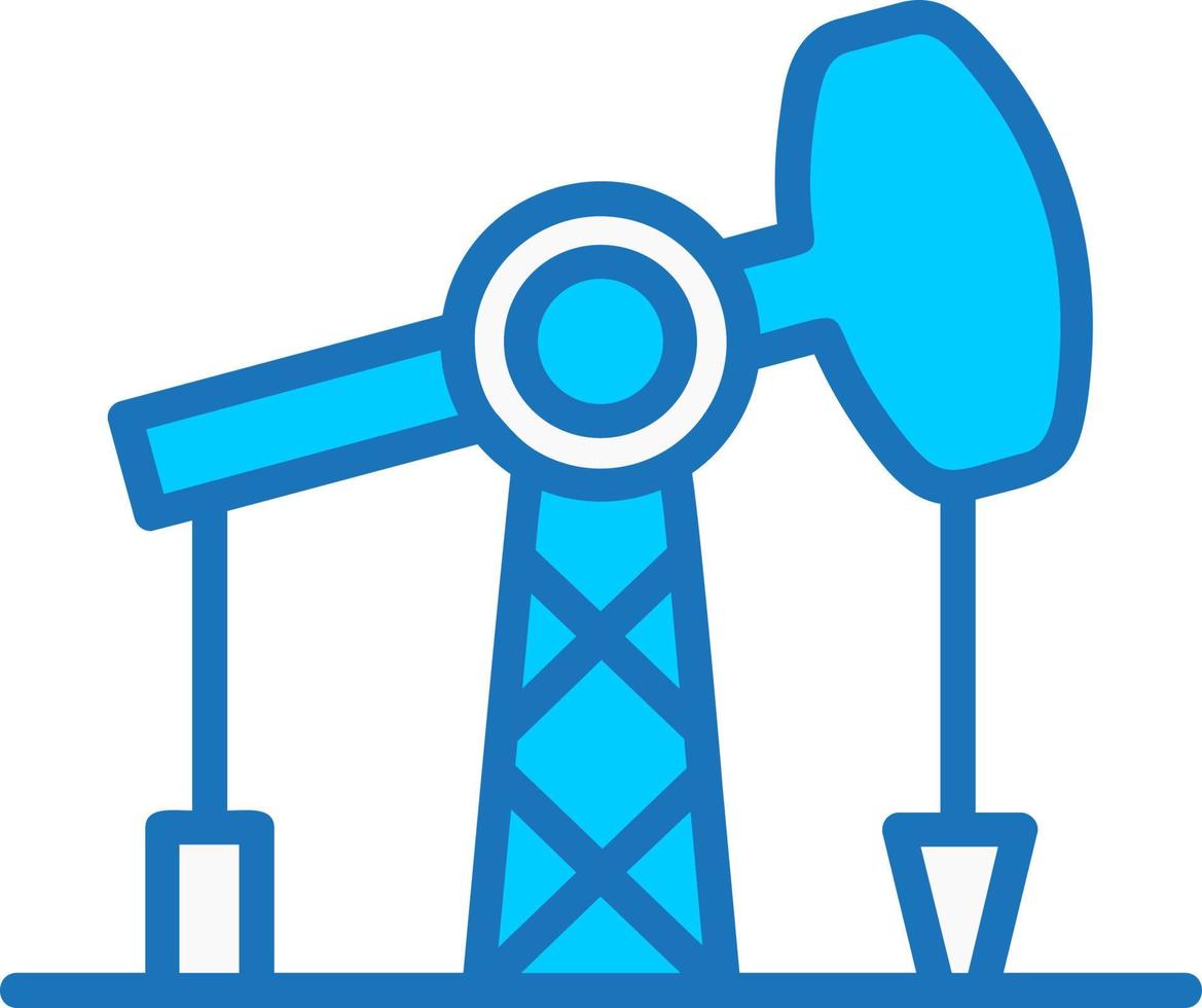 Oil Pump Vector Icon