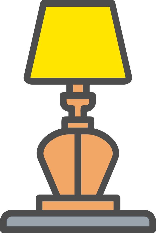 Table Lamp Vector Icon