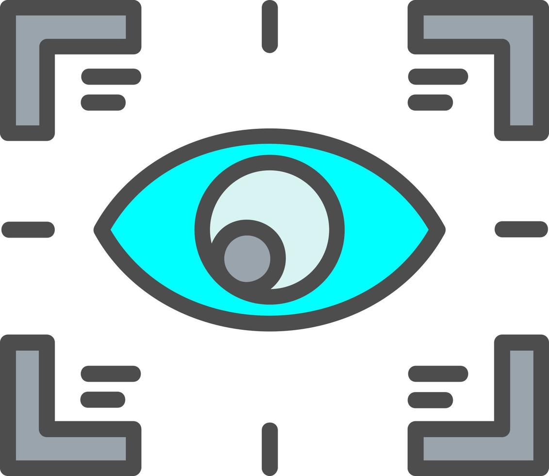 Eye Scanner Vector Icon