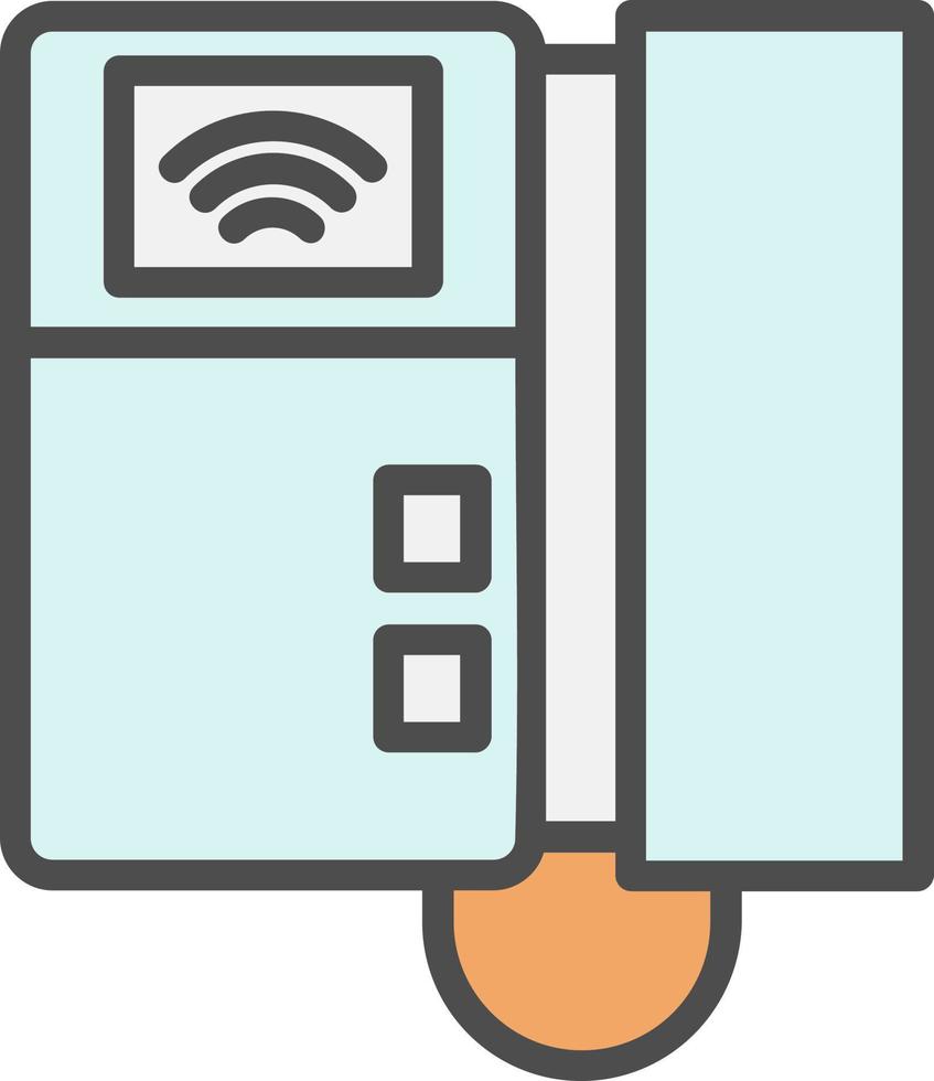 Video Door Phone Vector Icon