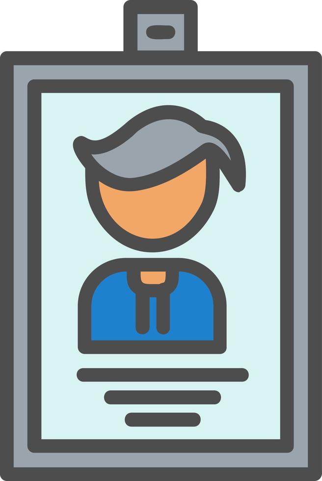 Identification Card Vector Icon