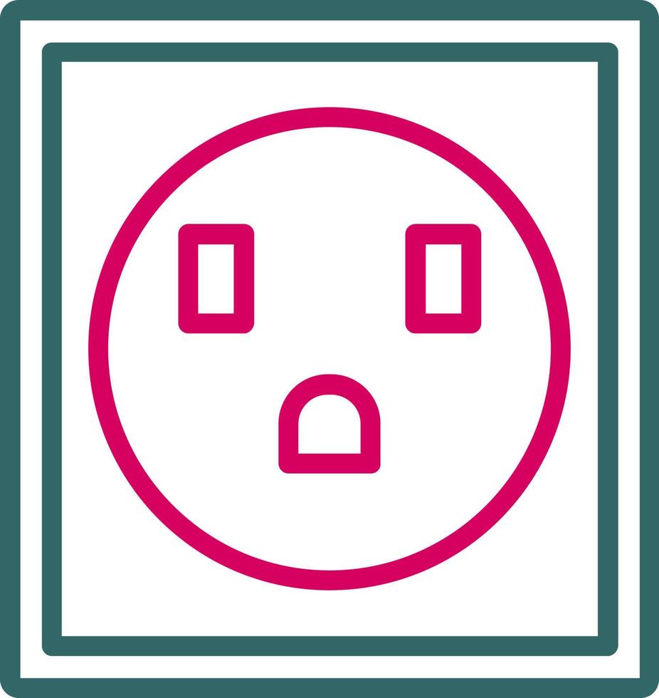 Wall Socket Vector Icon