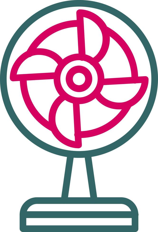 icono de vector de ventilador