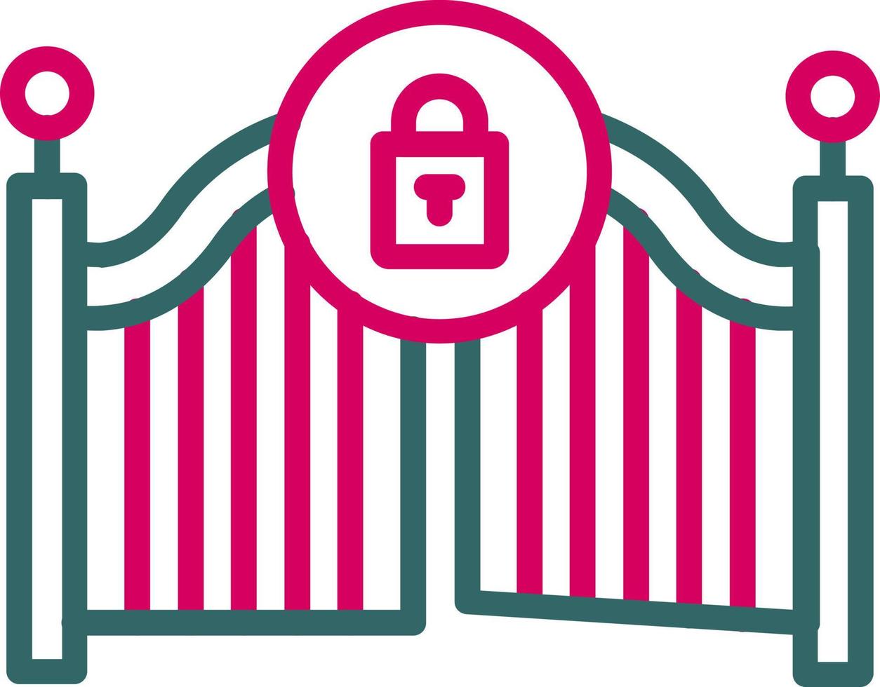 Gate Close Vector Icon