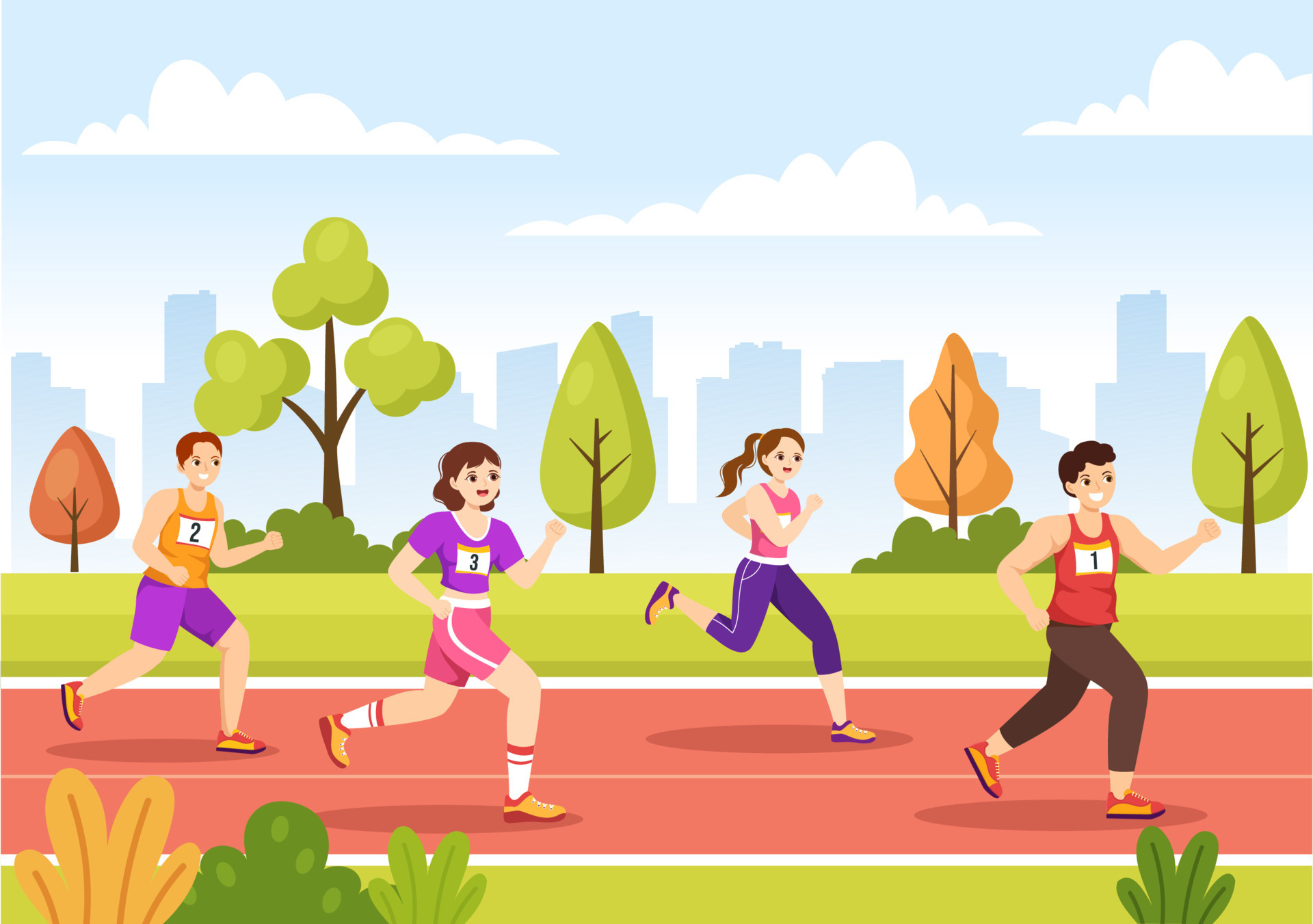 Marathon Race Illustration with People Running, Jogging Sport Tournament and Run to Reach the Finish Line in Flat Cartoon Hand Drawn Template 17184662 Vector Art at Vecteezy Marathon Race Illustration with People Running, Jogging Sport Tournament and Run to Reach the Finish Line in Flat Cartoon Hand Drawn Template 17184662 Vector Art at Vecteezy