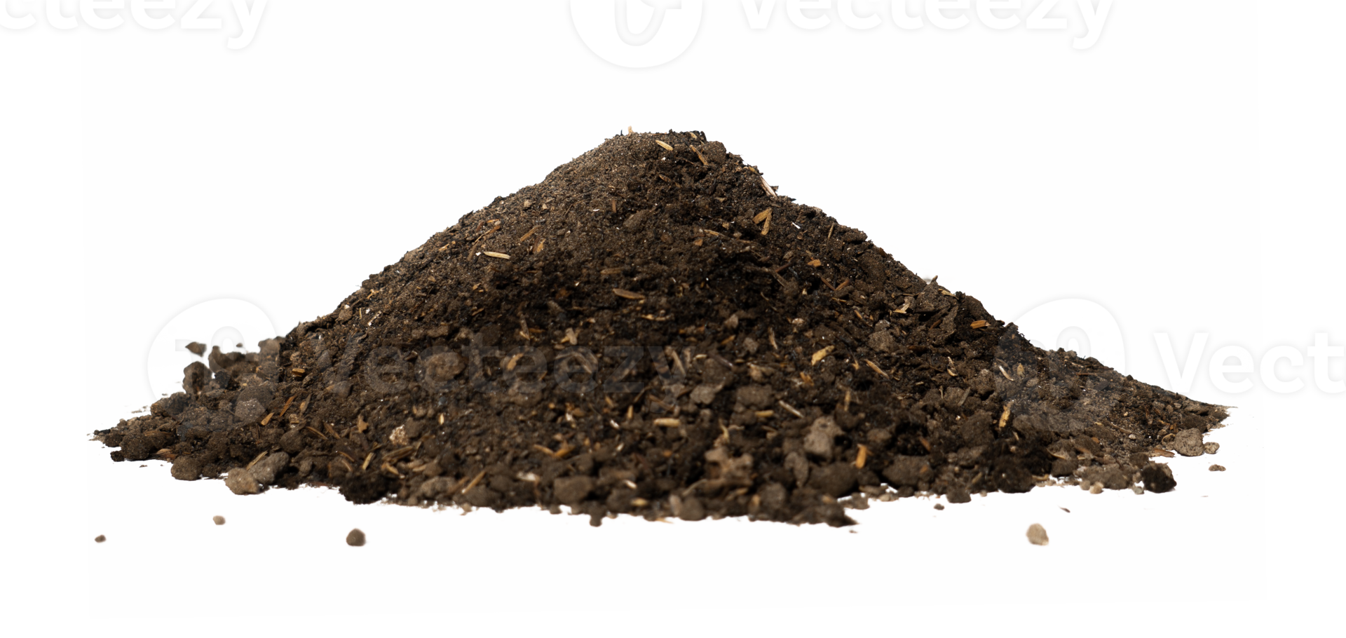 pile of soil isolated png