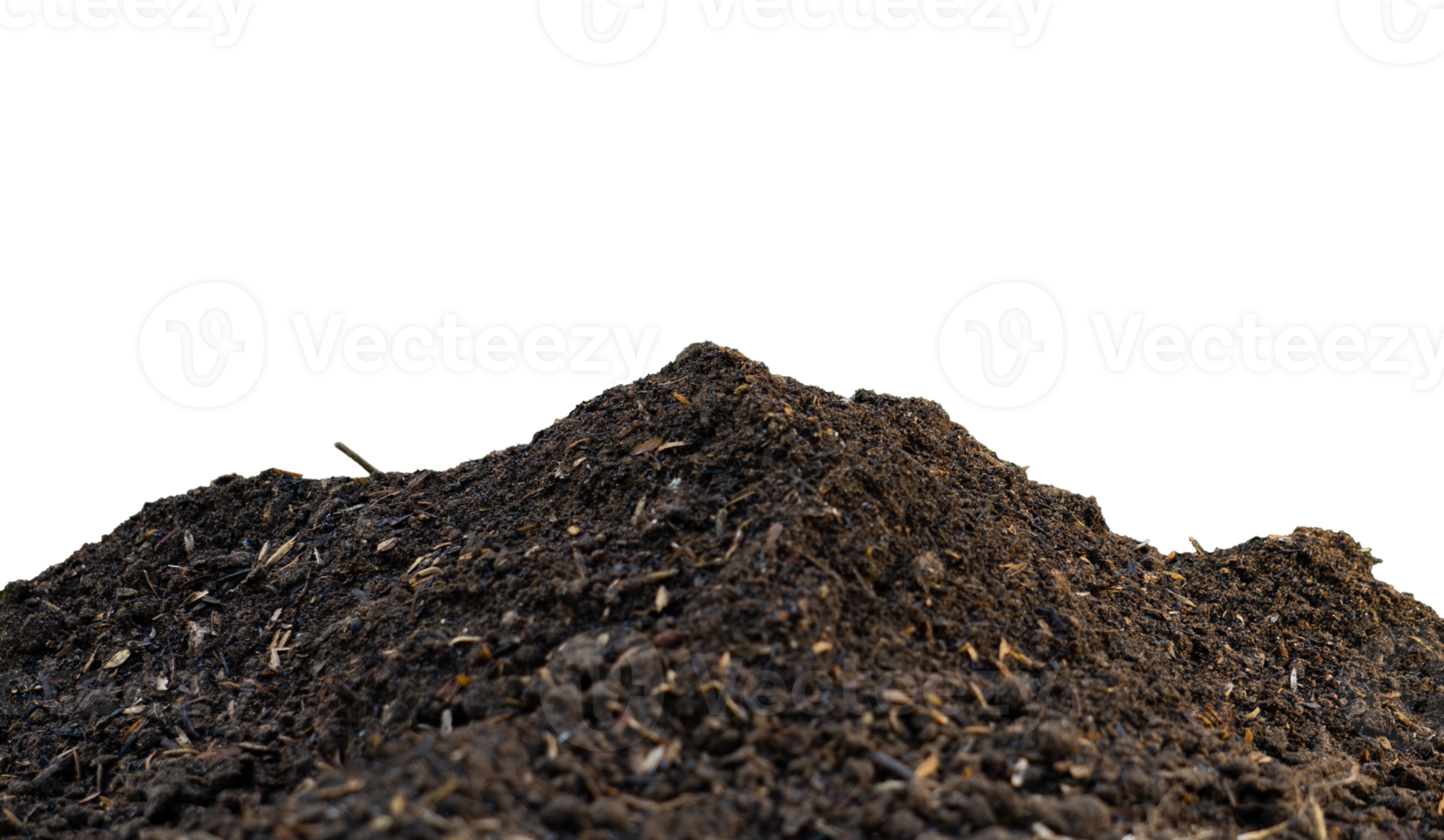 pile of soil isolated png