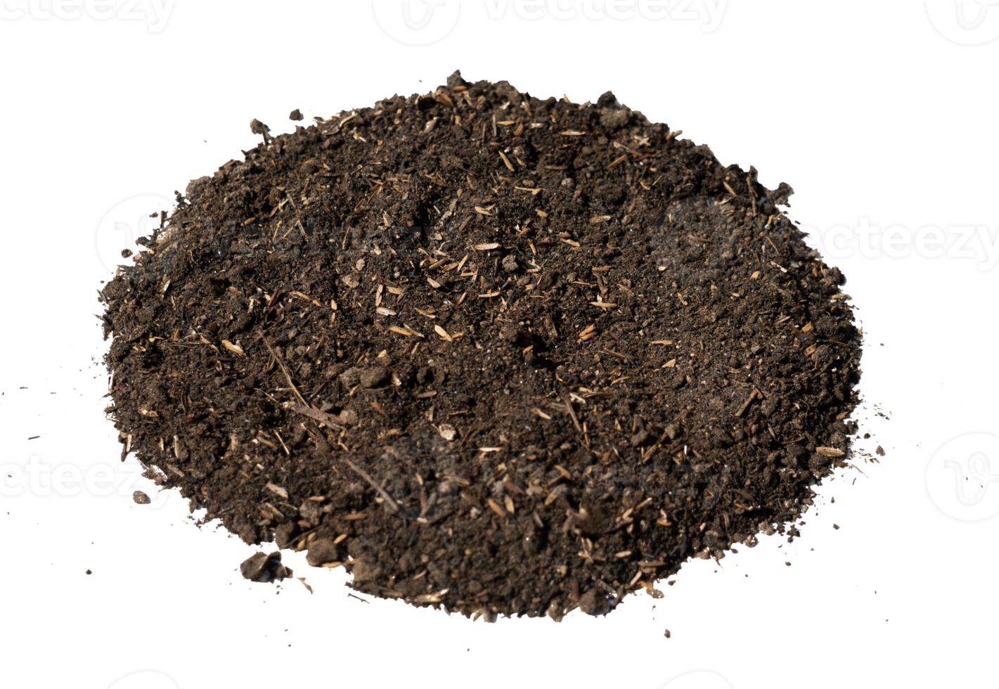 pile of soil isolated png