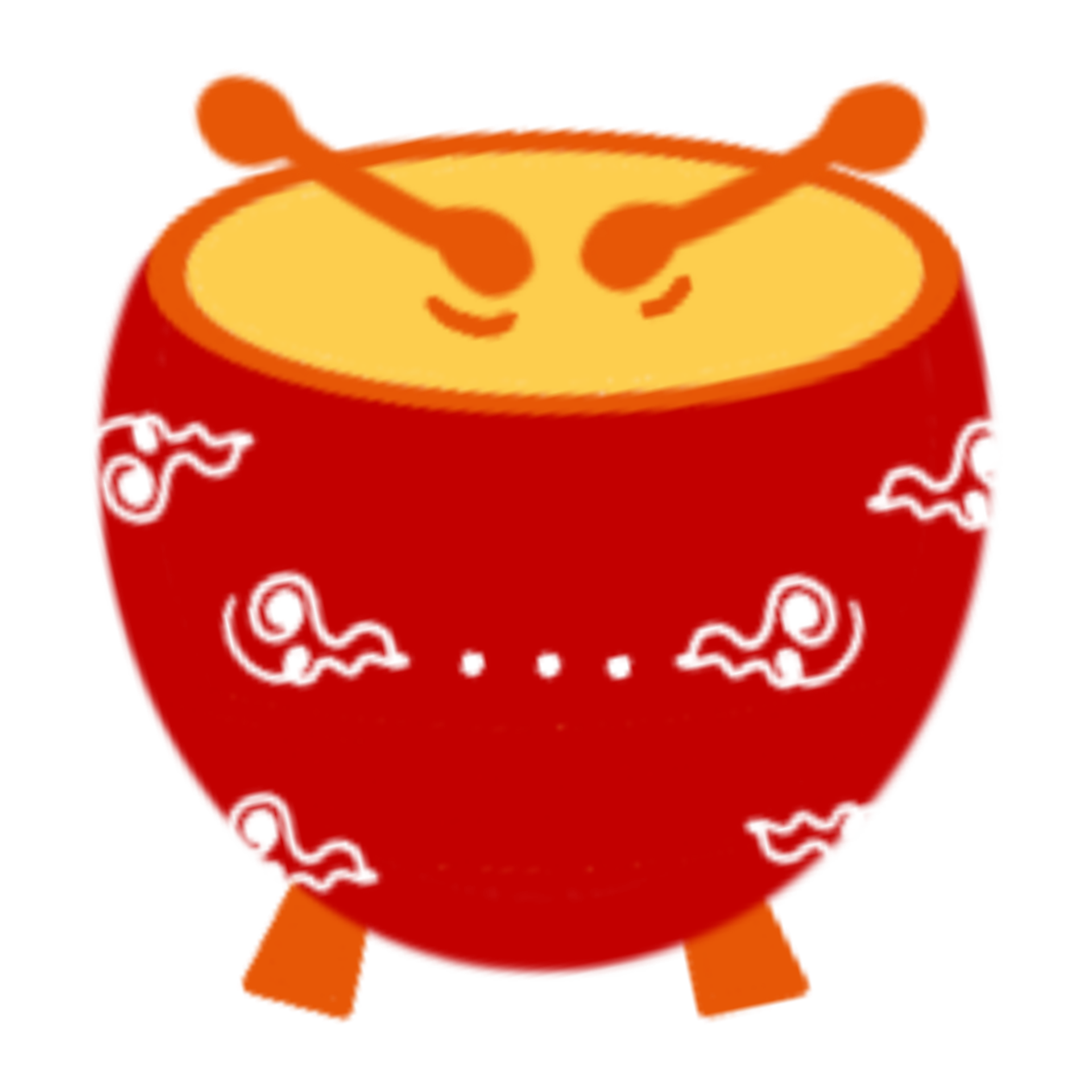 Chinese Lion Dance Drum Hand Drawn 17185449 PNG