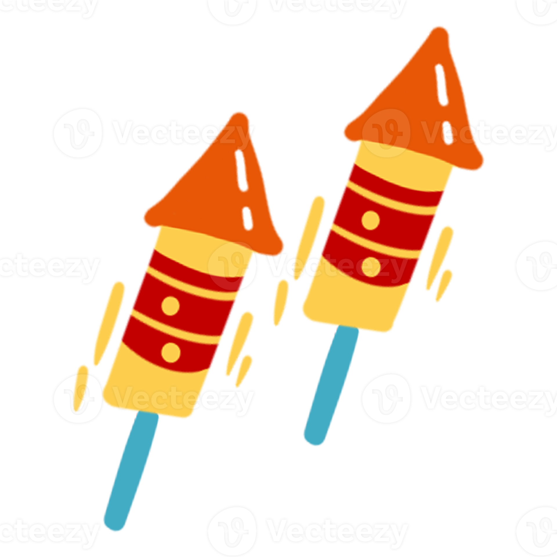 Firework Rocket Hand Drawn 17185450 PNG