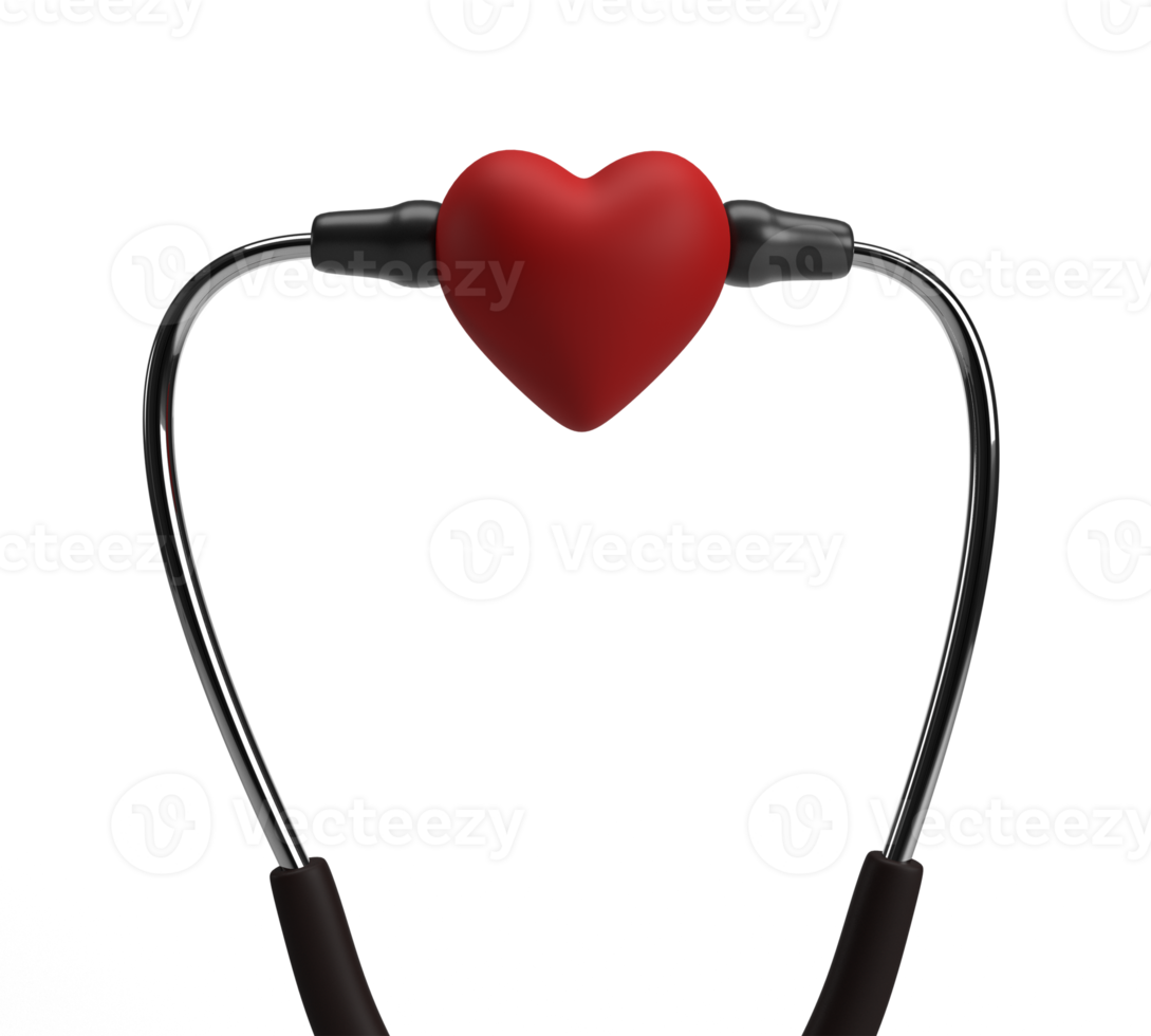 corazón amor rojo rosa naranja color escucha estetoscopio objeto símbolo decoración tratamiento cuidado de la salud instrumento cardiólogo emergencia médico enfermera accidente médico enfermera cardíaco medical.3d render png