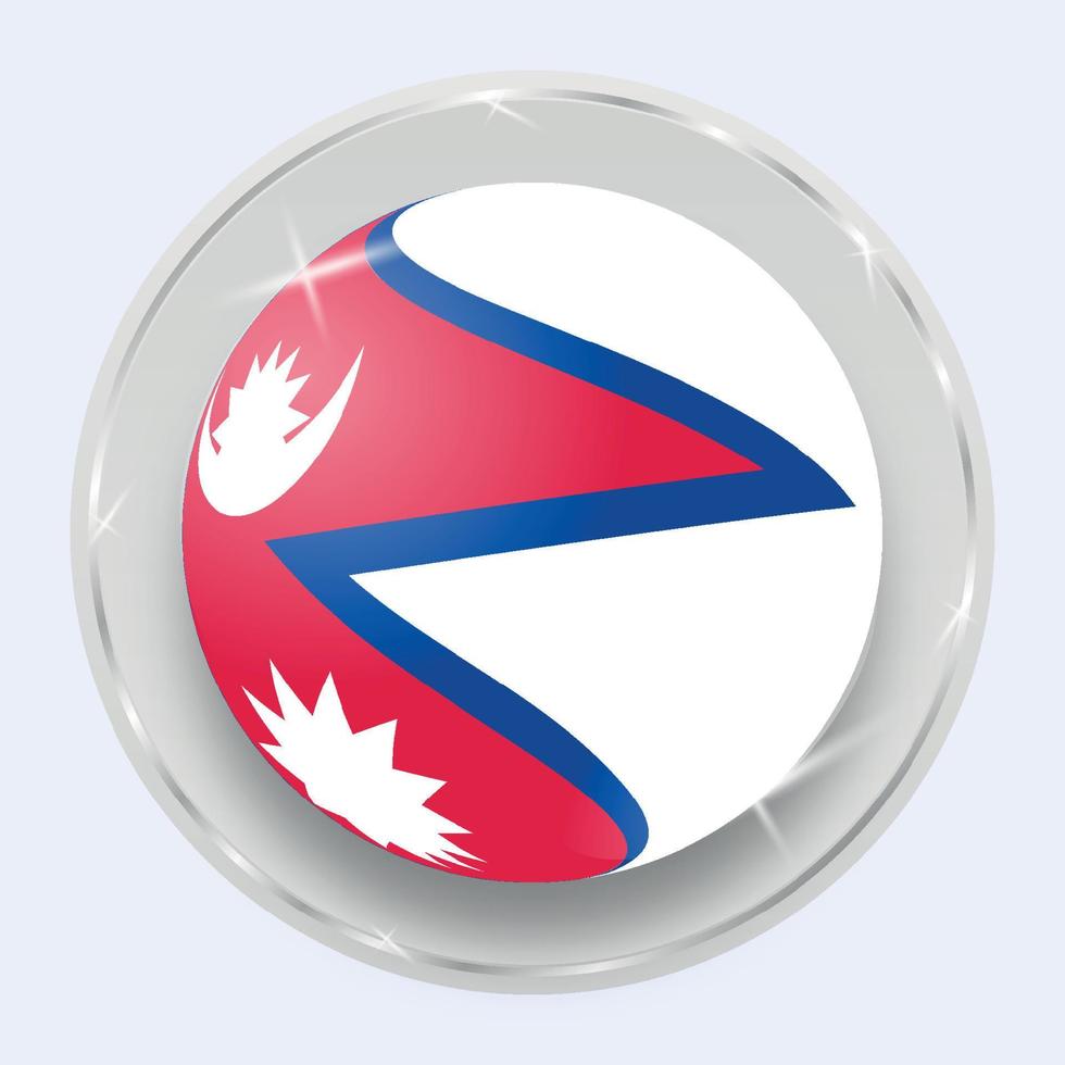flags of south asian countries in 3D ball shape vector