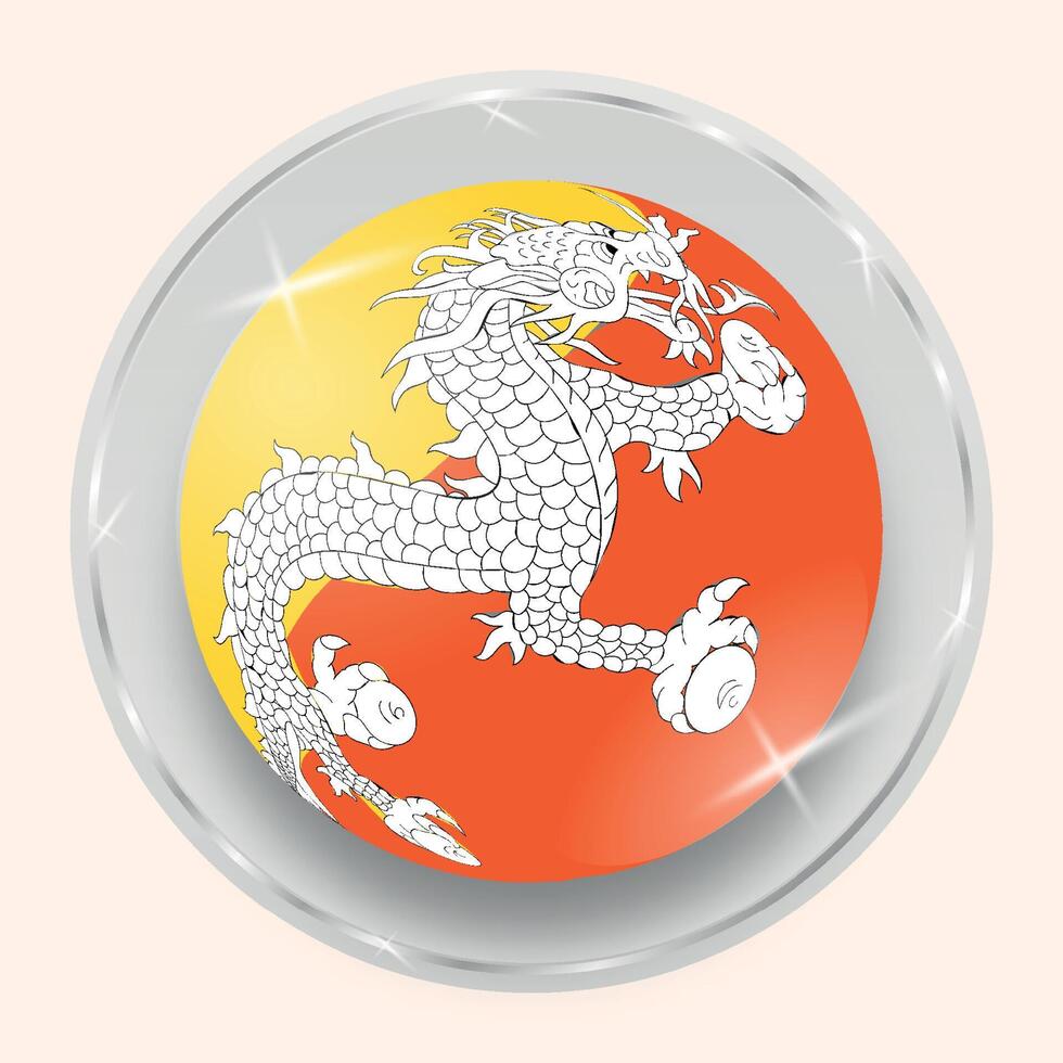 flags of south asian countries in 3D ball shape vector