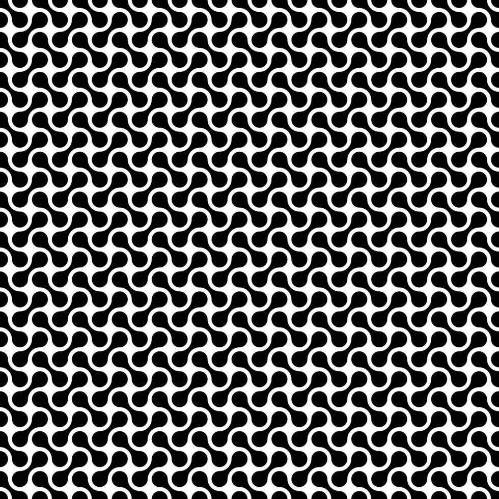 seamless black meta ball background pattern vector