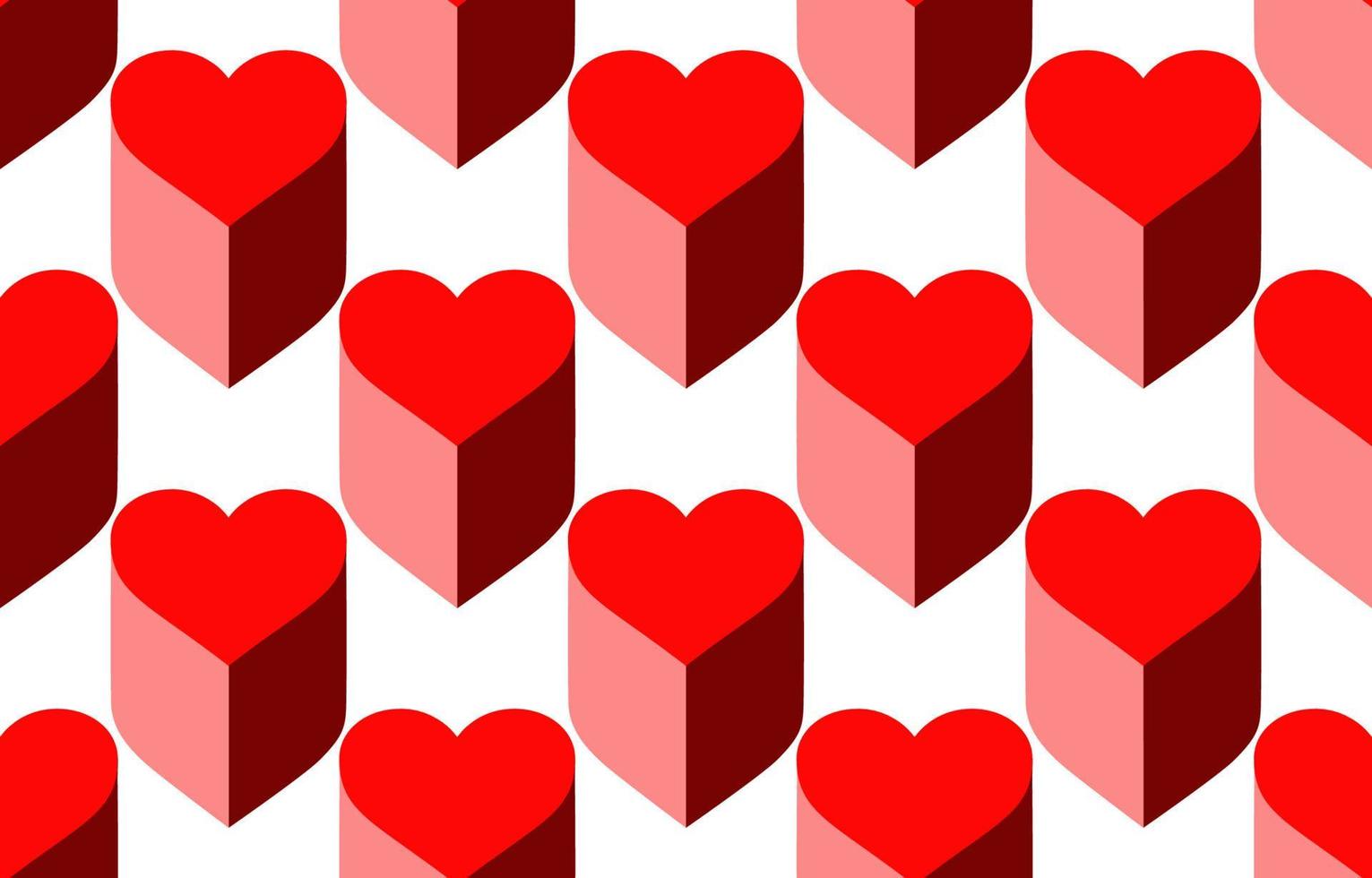 Seamless hearts pattern. Ready template for design, postcards, print, poster, party, Valentine's day, vintage textile, Vector, Art, wallpaper, background. vector
