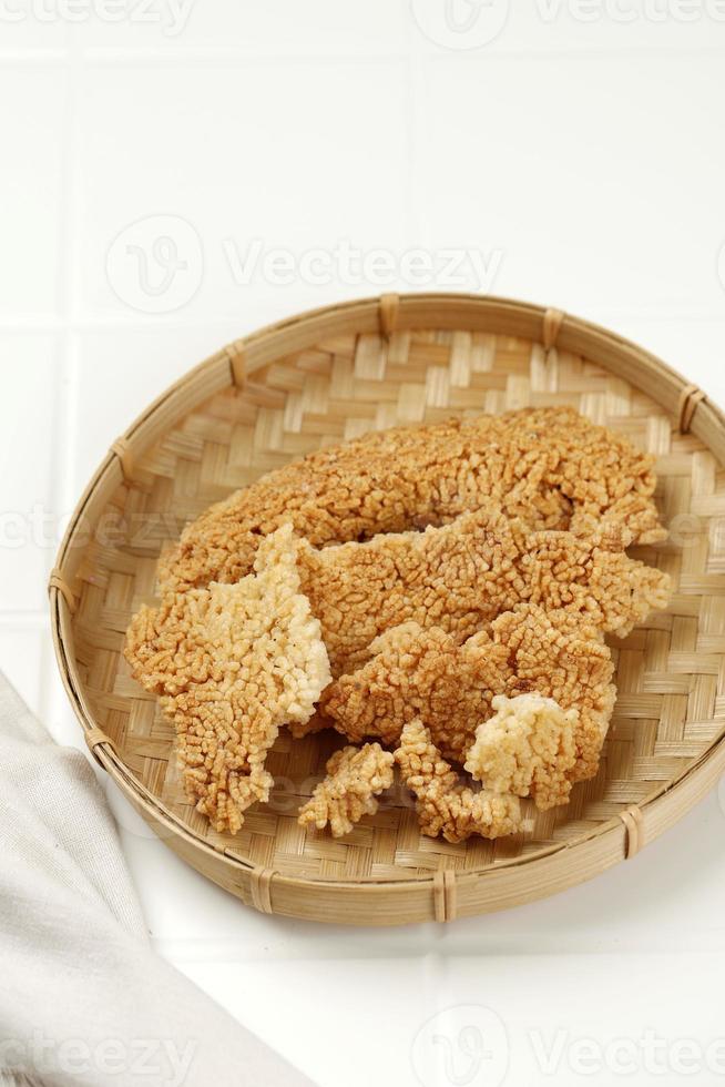 Crispy Rice Crust Korean Nurungji or Indonesian Kerak Nasi photo