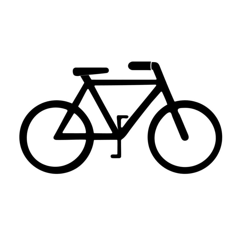 una bicicleta. vector de icono de bicicleta. el concepto de ciclismo. estilo plano de moda para diseño gráfico, logotipo, sitio web, redes sociales, ui, aplicación móvil.