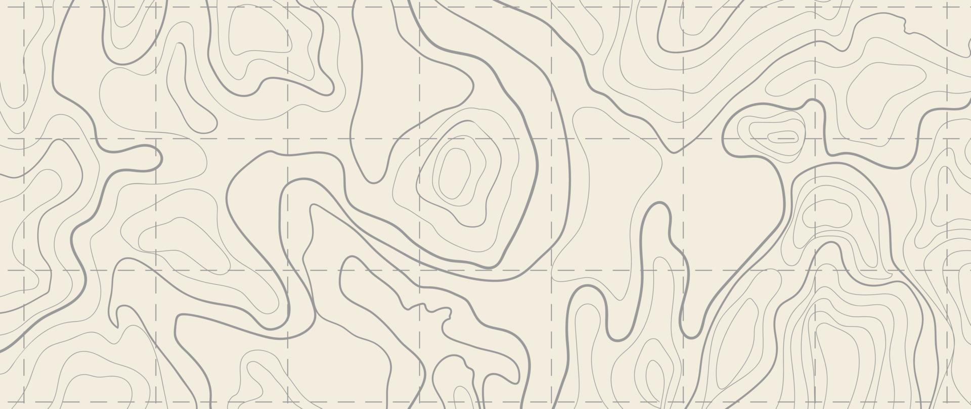 Abstract line art background vector. Mountain topographic terrain map grid background with abstract lines texture. Design illustration for wall art, fabric, packaging, web, banner, app, wallpaper. vector