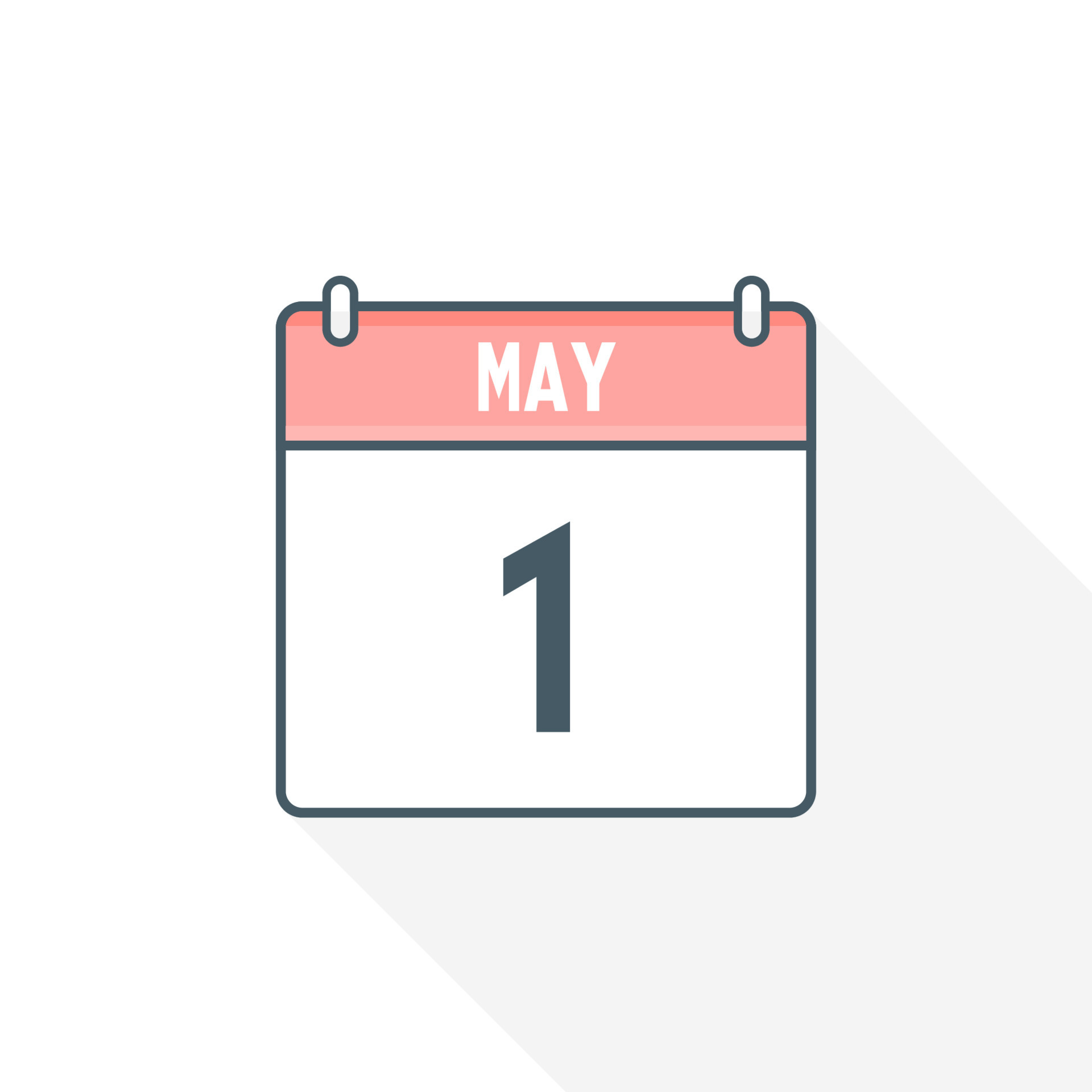 1st May Calendar Icon May 1 Calendar Date Month Icon Vector 1st-may-calendar-icon-may-1-calendar-date-month-icon-vector