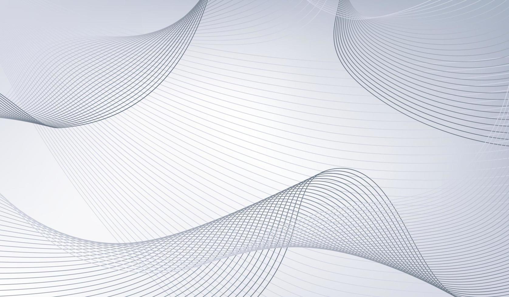 Abstract background with gray and white wave in optical art style. vector