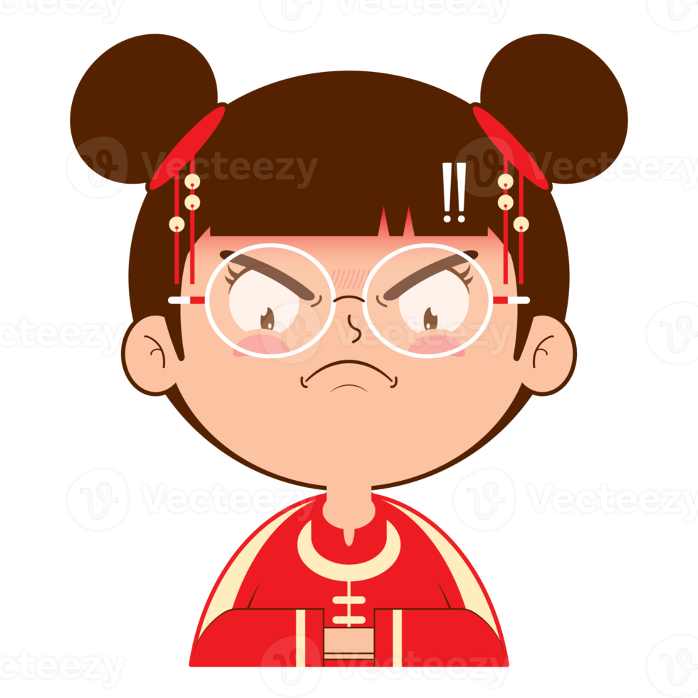 Free niña china cara enojada dibujos animados lindo 17189068 PNG with Transparent Background Free niña china cara enojada dibujos animados lindo 17189068 PNG with Transparent Background