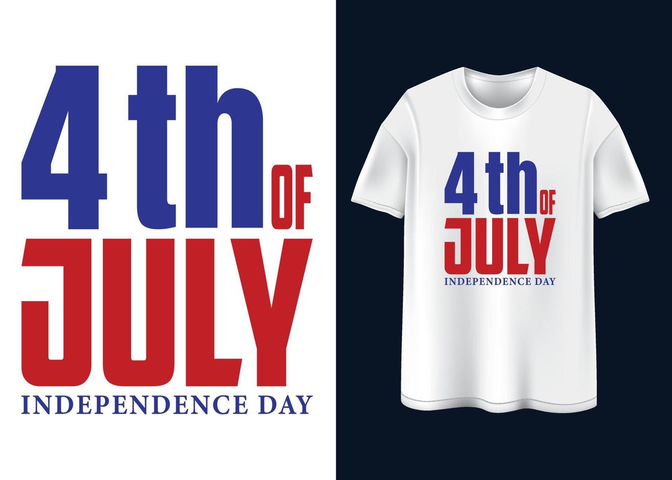 Happy Independence Day T-shirt design vector
