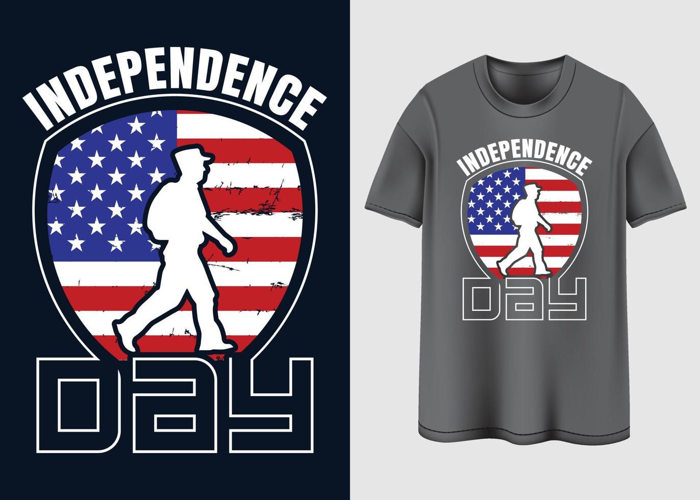 Happy Independence Day T-shirt design vector
