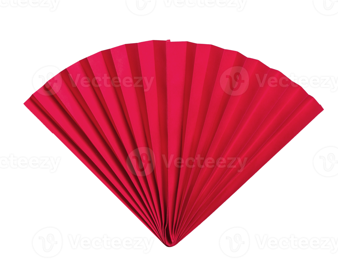 red Chinese fan png