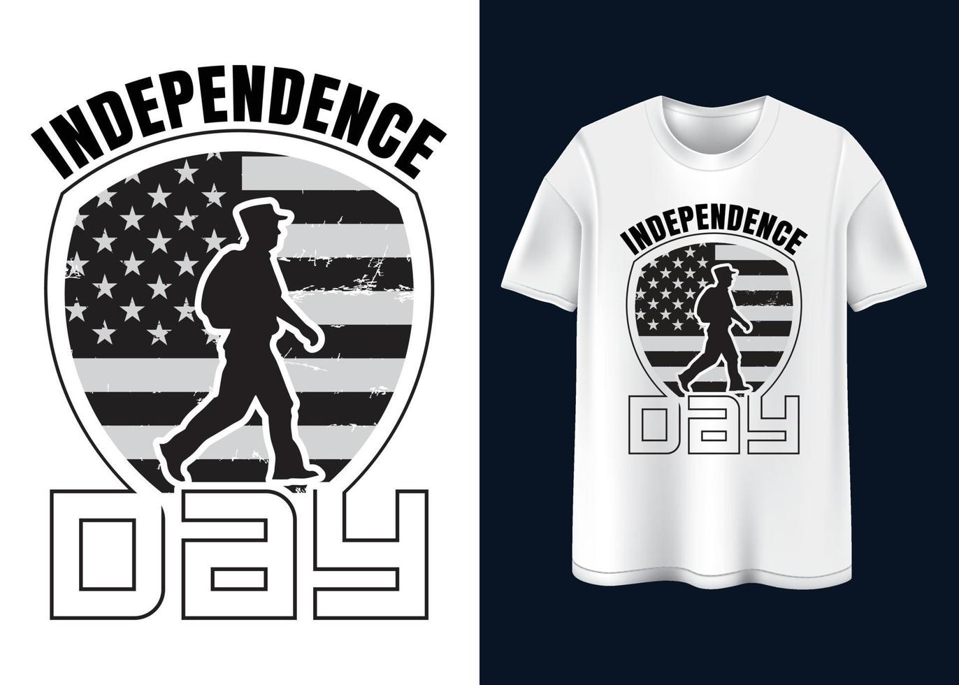 Happy Independence Day T-shirt design vector