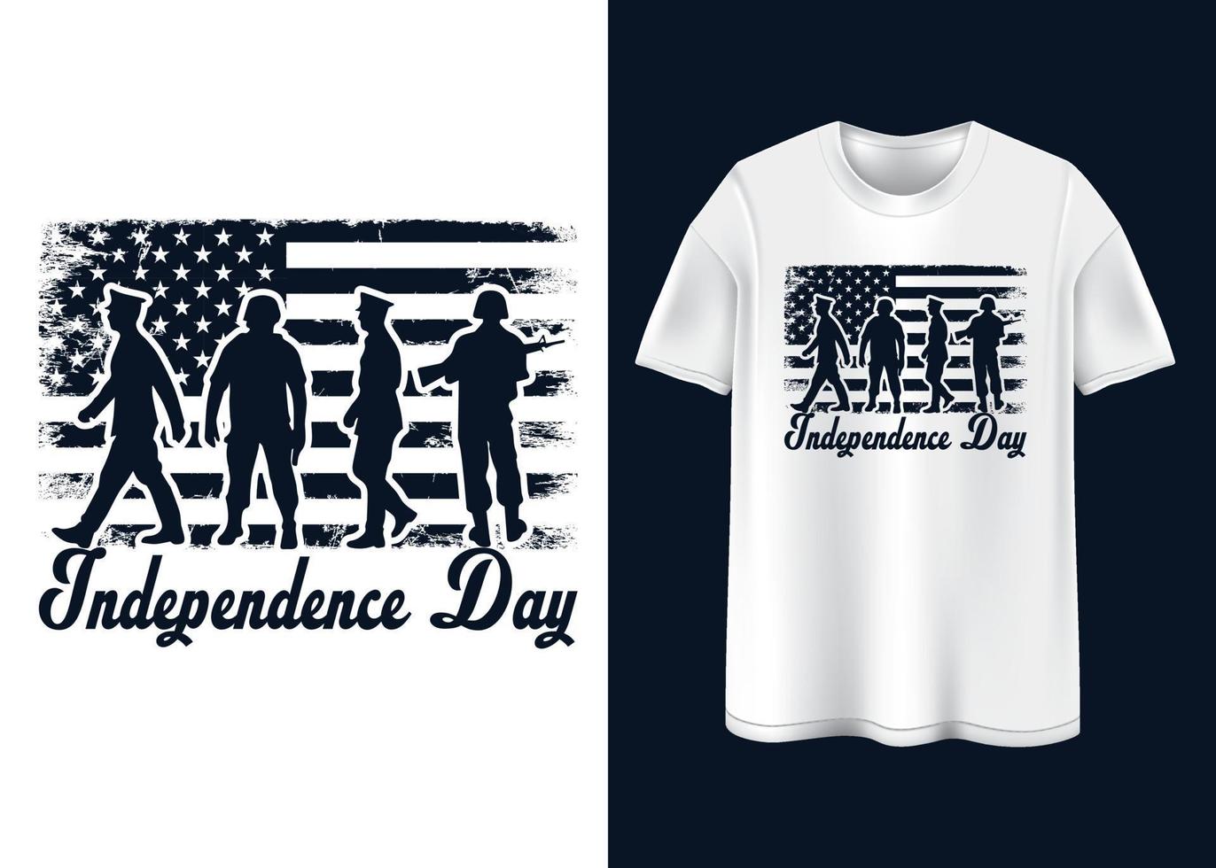 Happy Independence Day T-shirt design vector