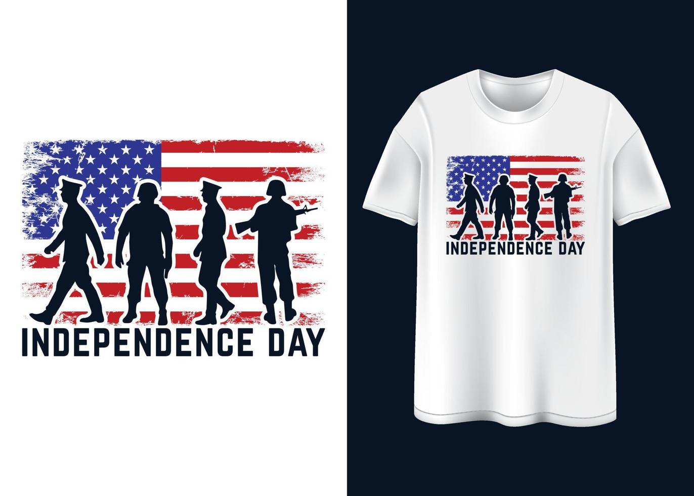 Happy Independence Day T-shirt design vector