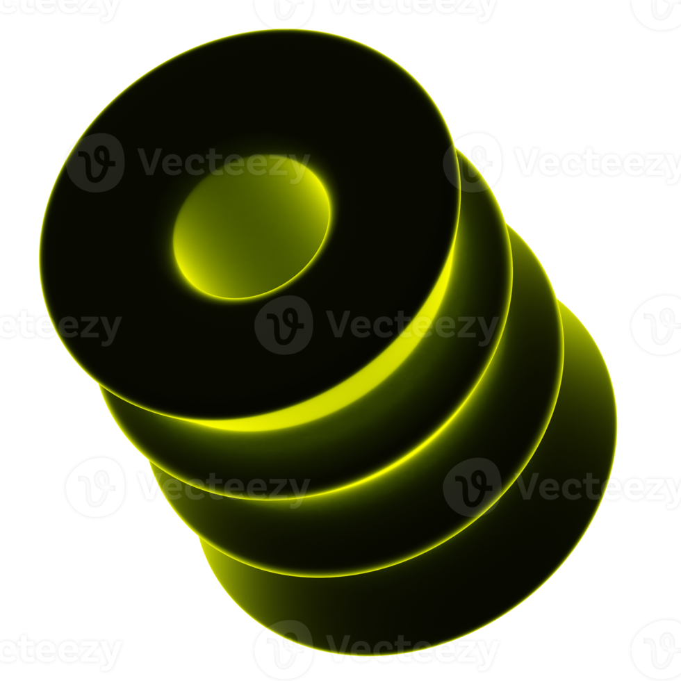 3d Abstract Shape Illustration for Decoration png