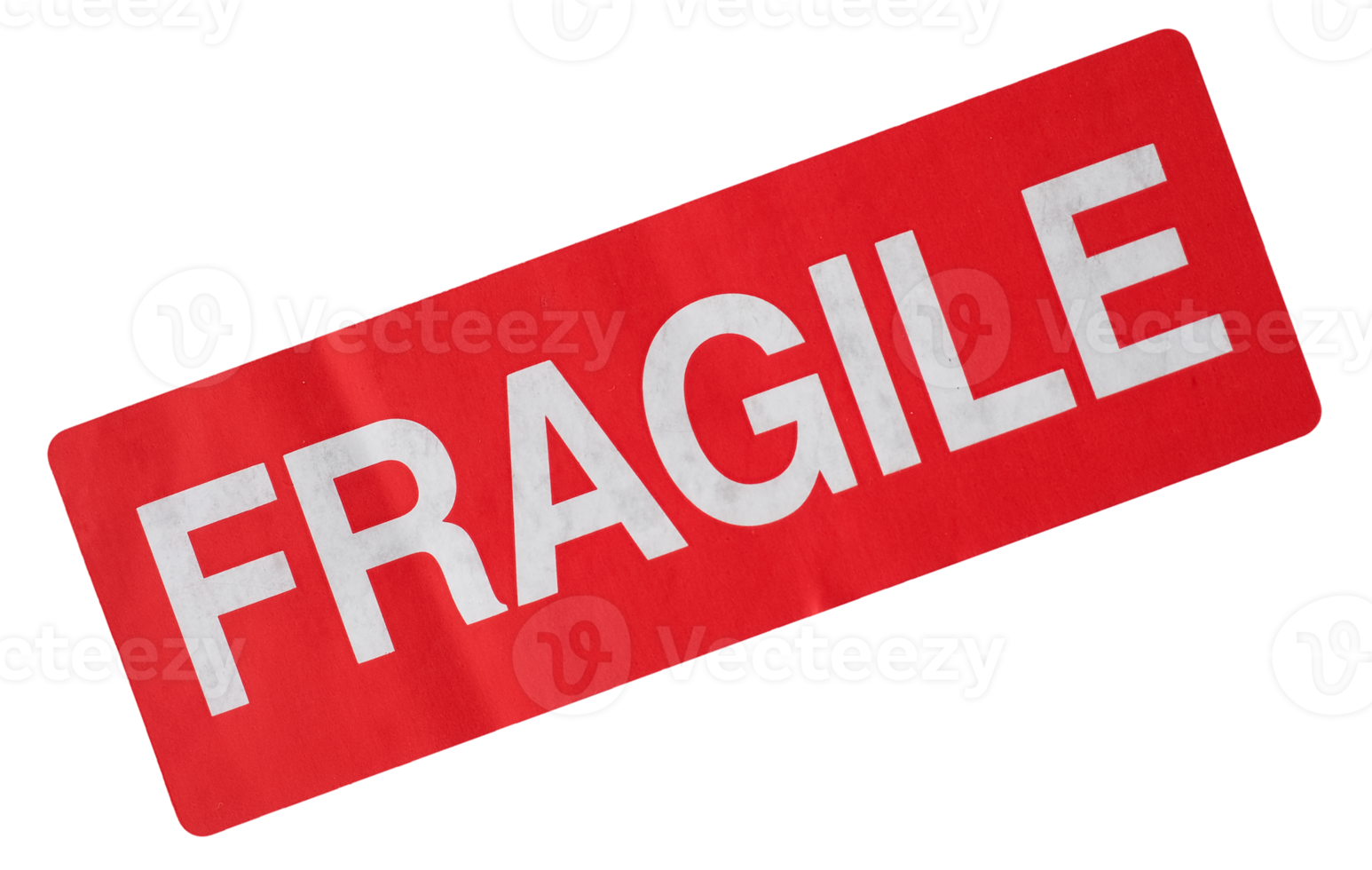 fragile signe étiquette signe transparent png