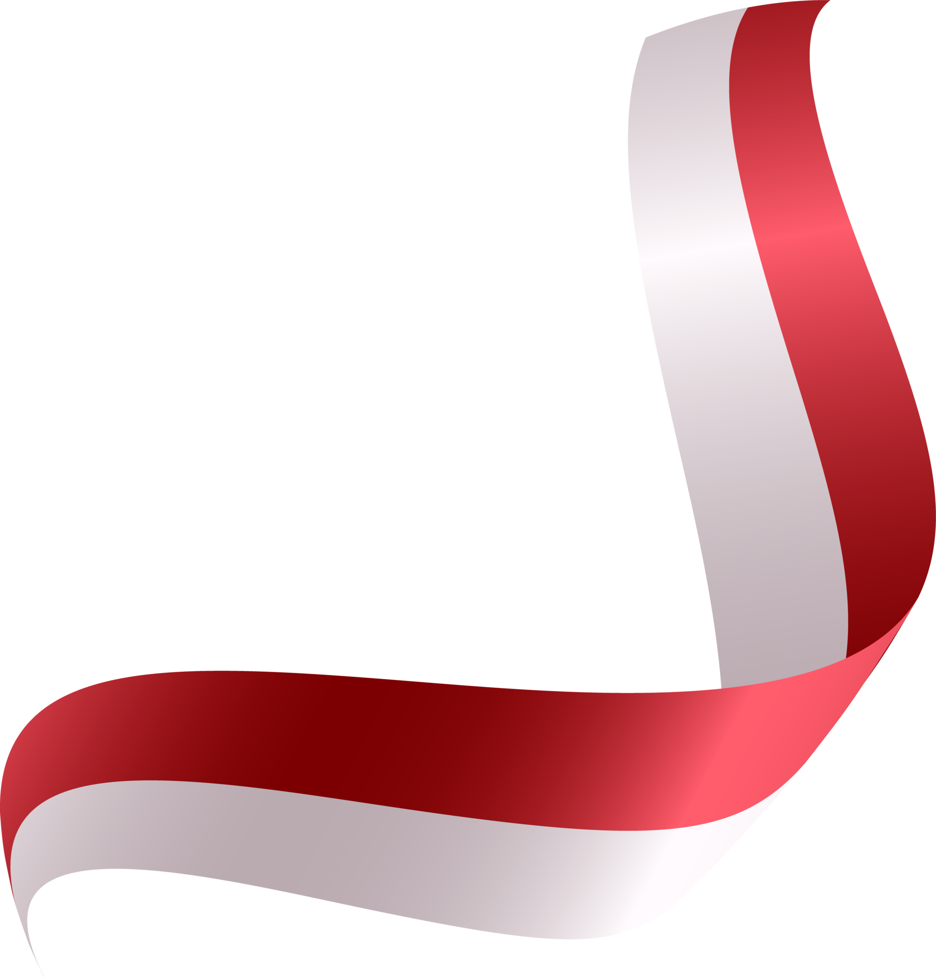 indonesian flag red and white luxury ribbon 17189537 PNG
