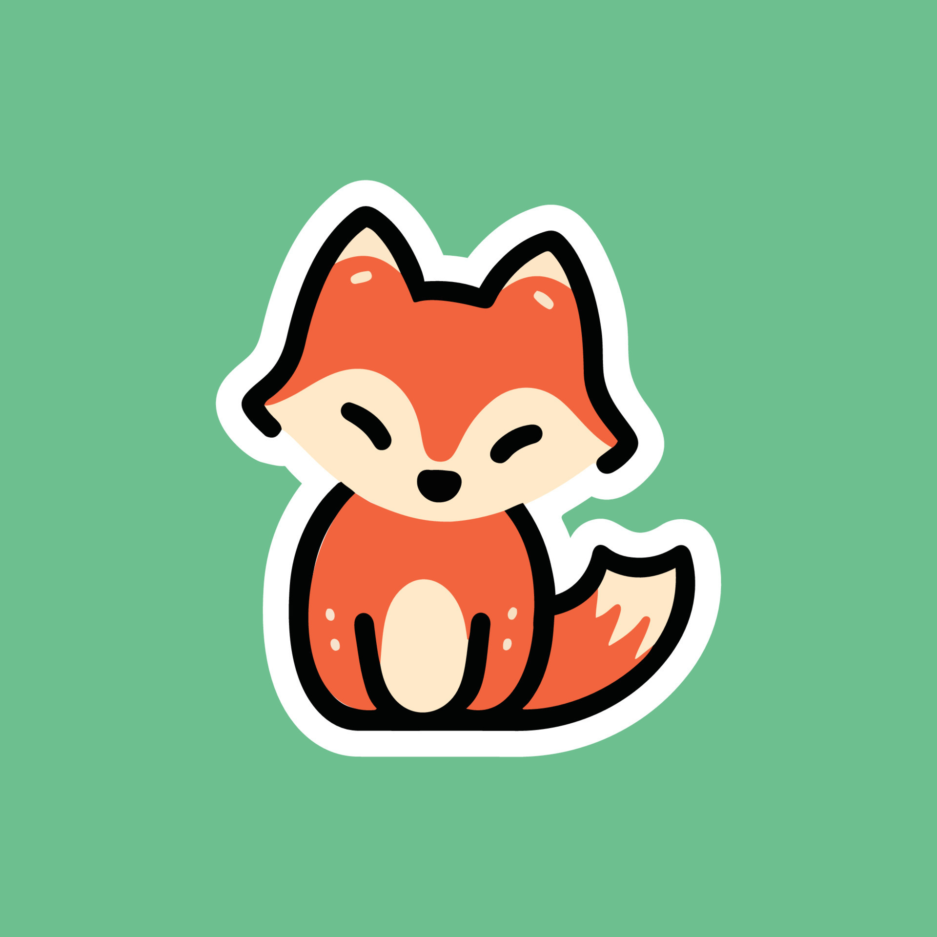 Cute cartoon fox. Funny red fox for collection. Emotion little animal. Cartoon  animal character design. Flat vector illustration isolated on white   Cute Illustration, Clean Design. 17189680 Vector Art at  Vecteezy