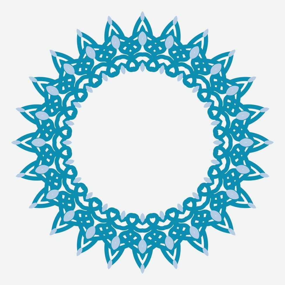 decorative round frame. circle frame. Vector design element.