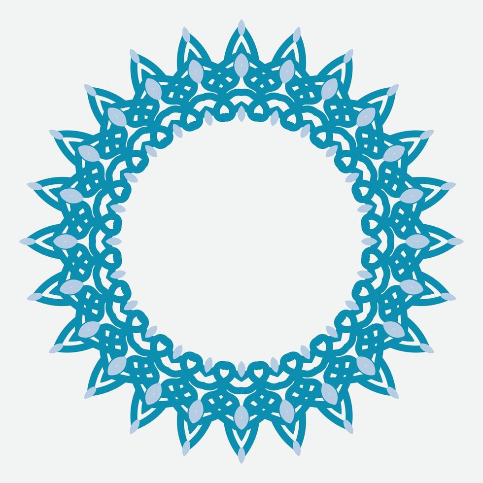 decorative round frame. circle frame. Vector design element.