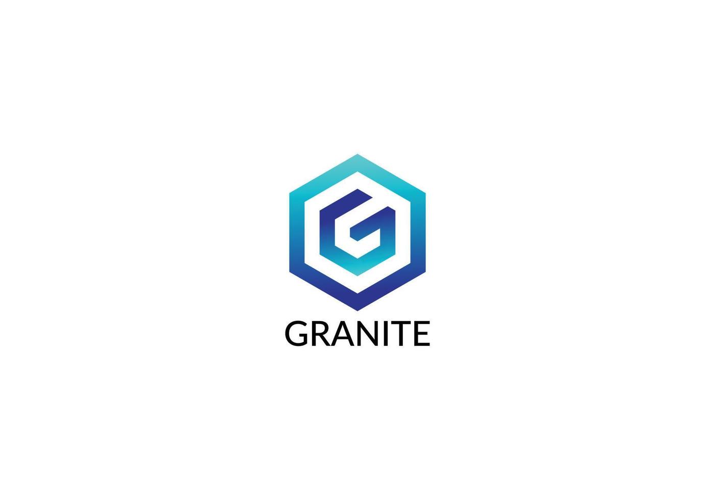 Granite Abstract G letter modern emblem logo design vector