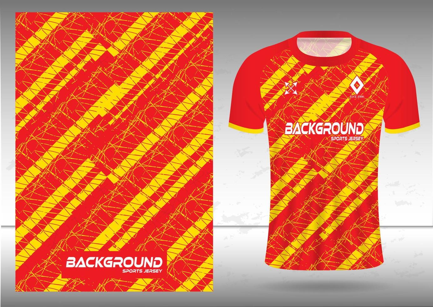 Fabric textile for Sport t-shirt, Soccer jerseys, and mockups for the football club. uniform front view. vector